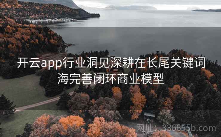开云app行业洞见深耕在长尾关键词海完善闭环商业模型